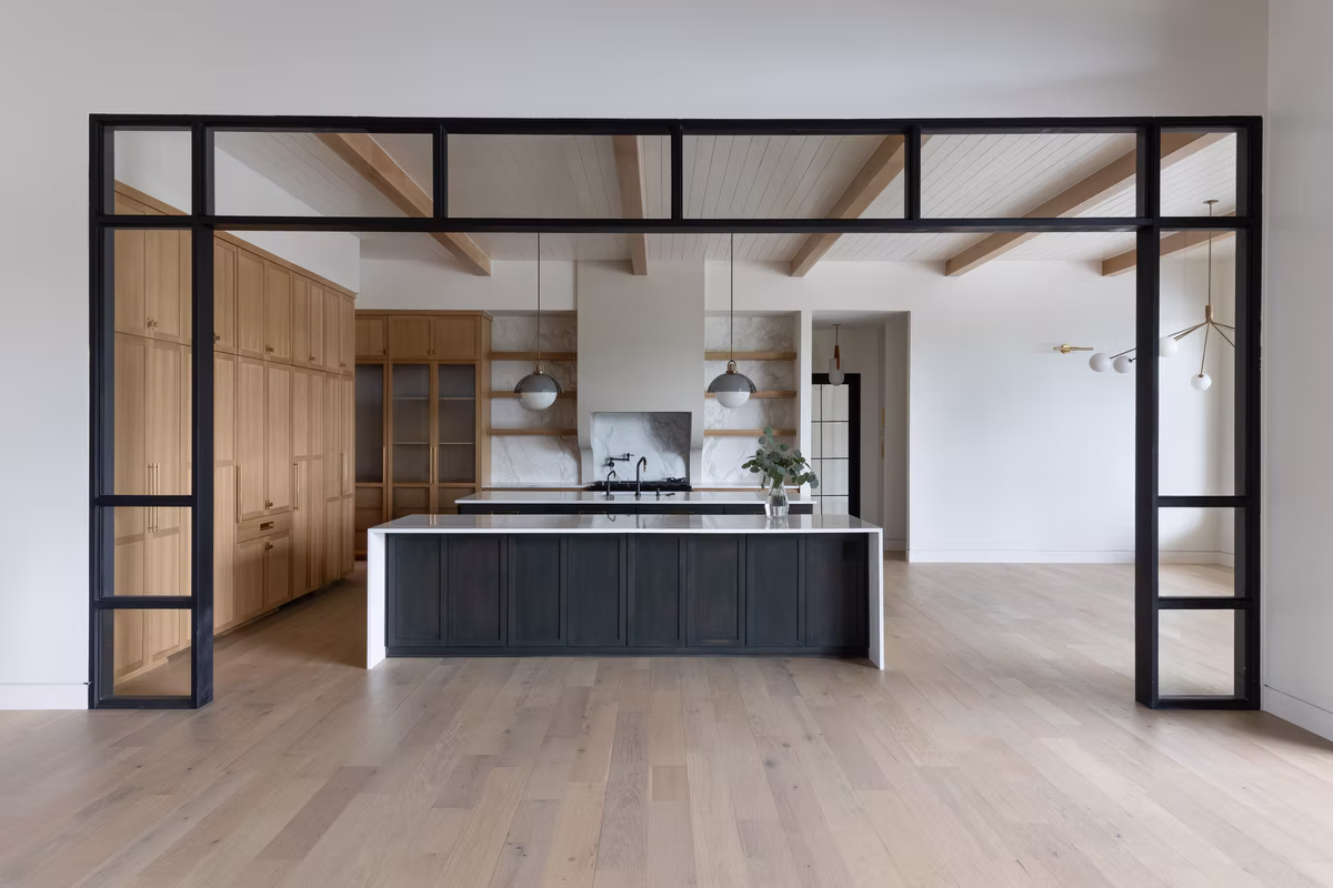 Hardwood floor installation
